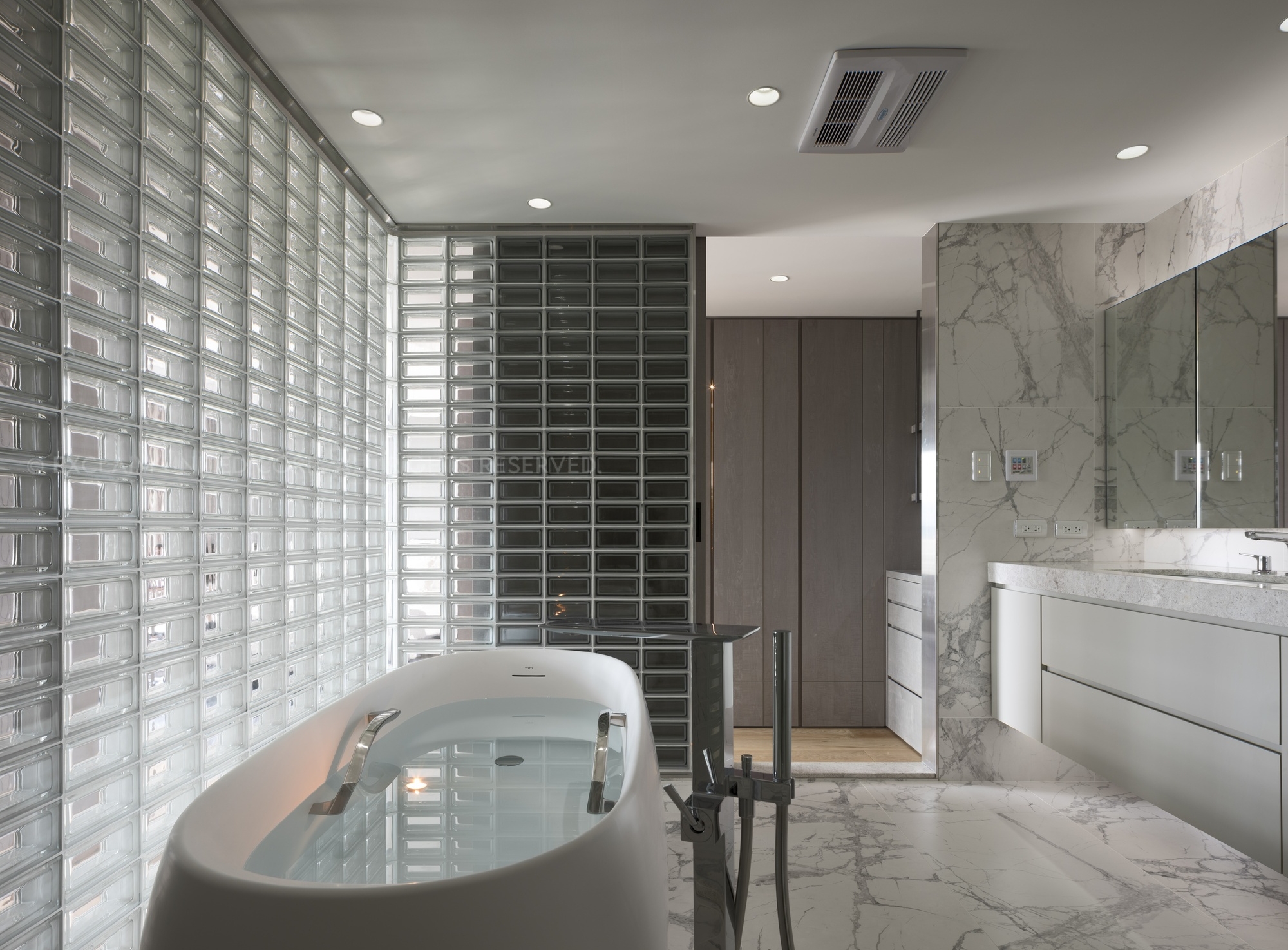 豪宅浴室設計-個人 SPA 的場域身心狀態的轉換與平衡  